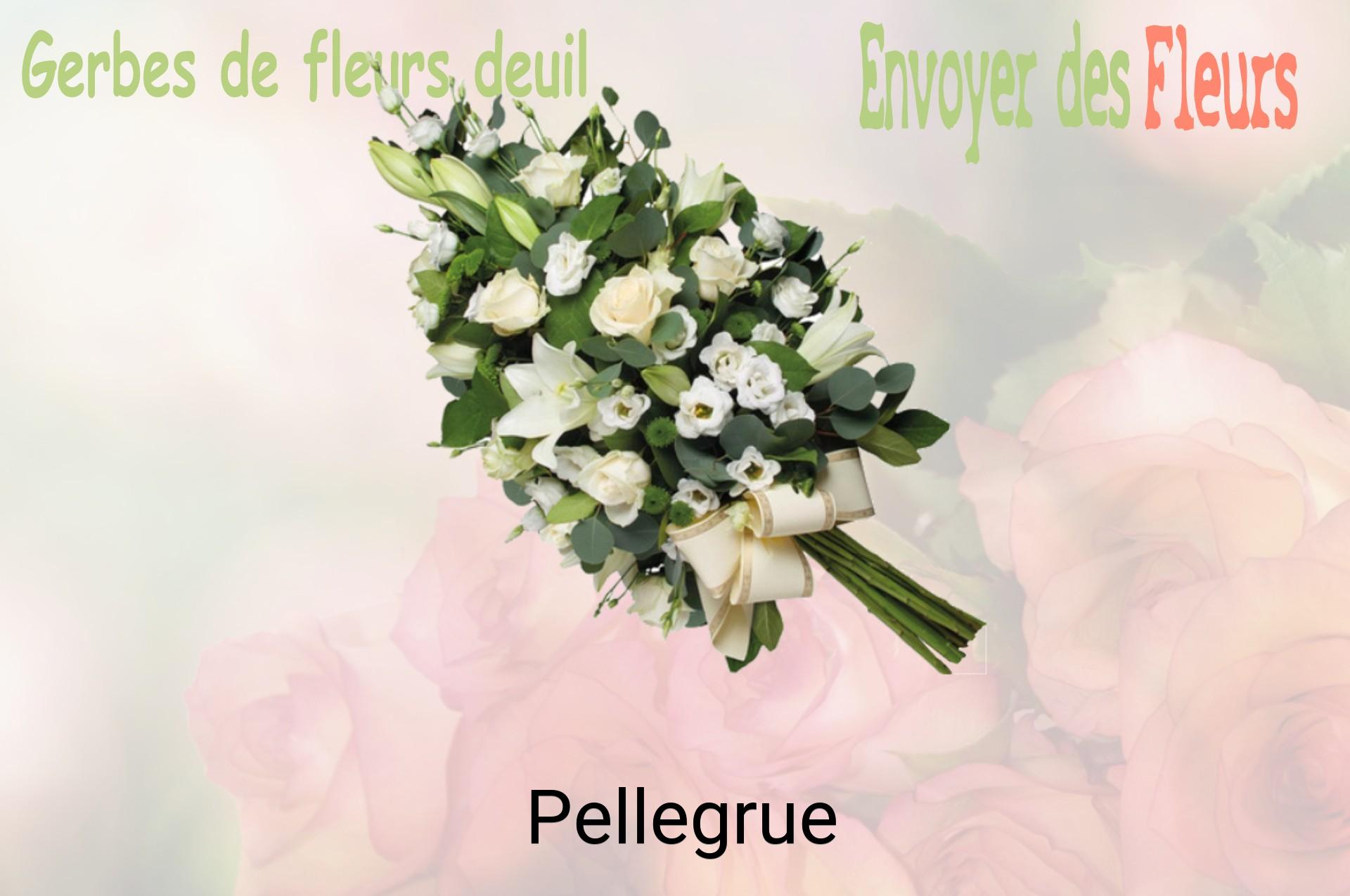 Gerbe de fleurs de deuil livrée à Pellegrue